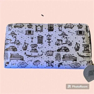 Black and White Ladies Wallet